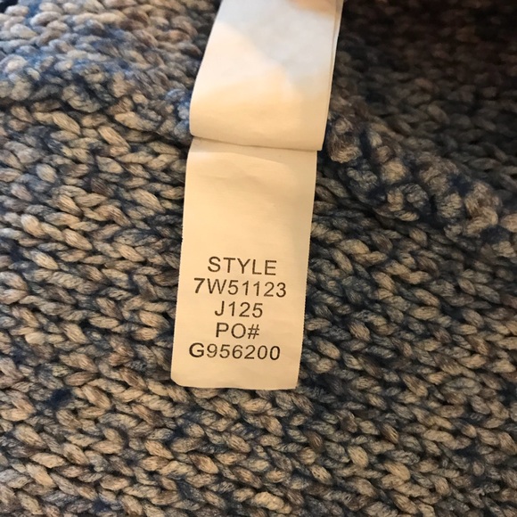 Lucky Brand Poncho Style Sweater Jacket Size L - Picture 8 of 8